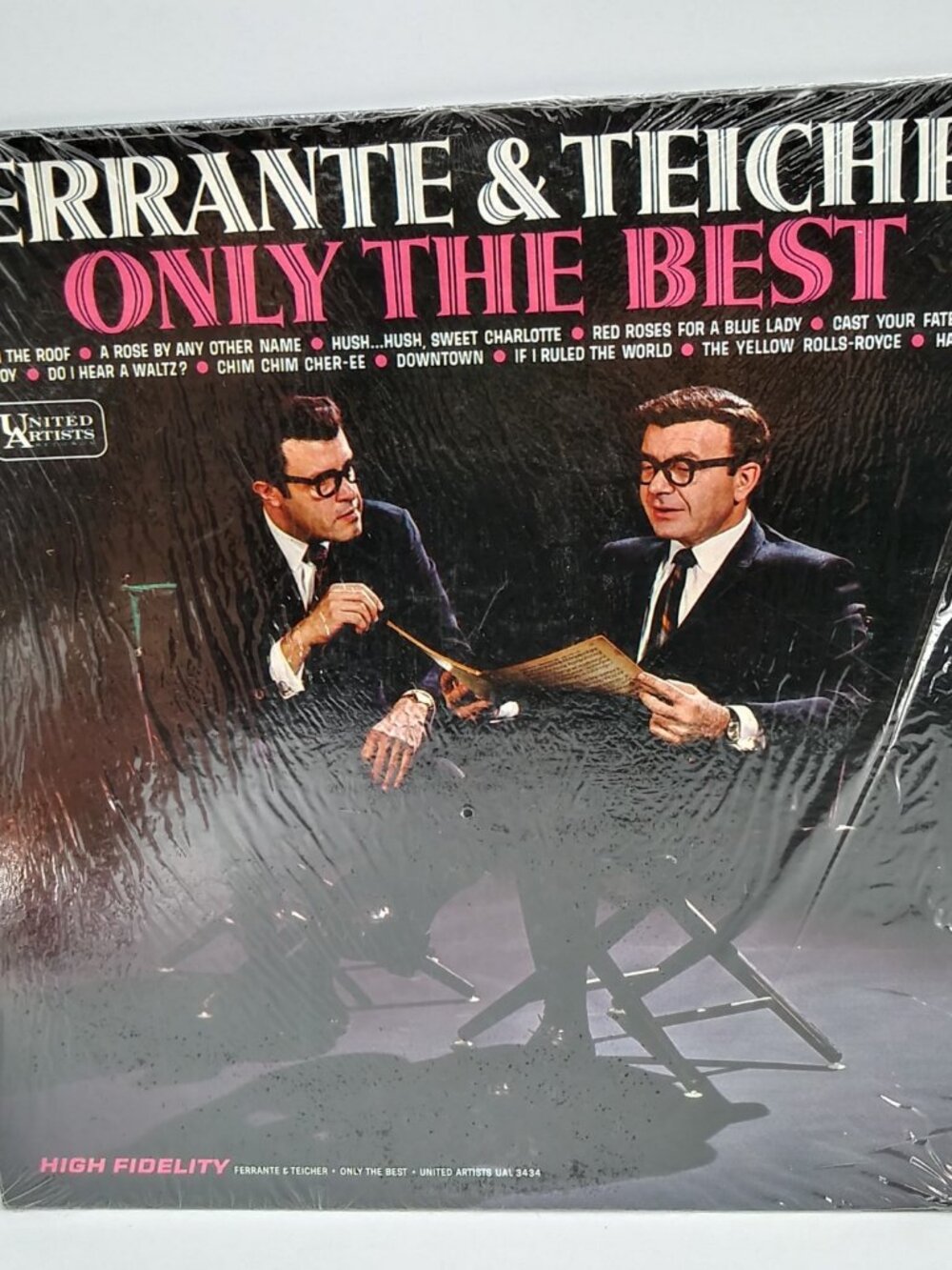 Ferrante & Teicher Only the Best Record 12" Vinyl LP album United Artists 33rpm